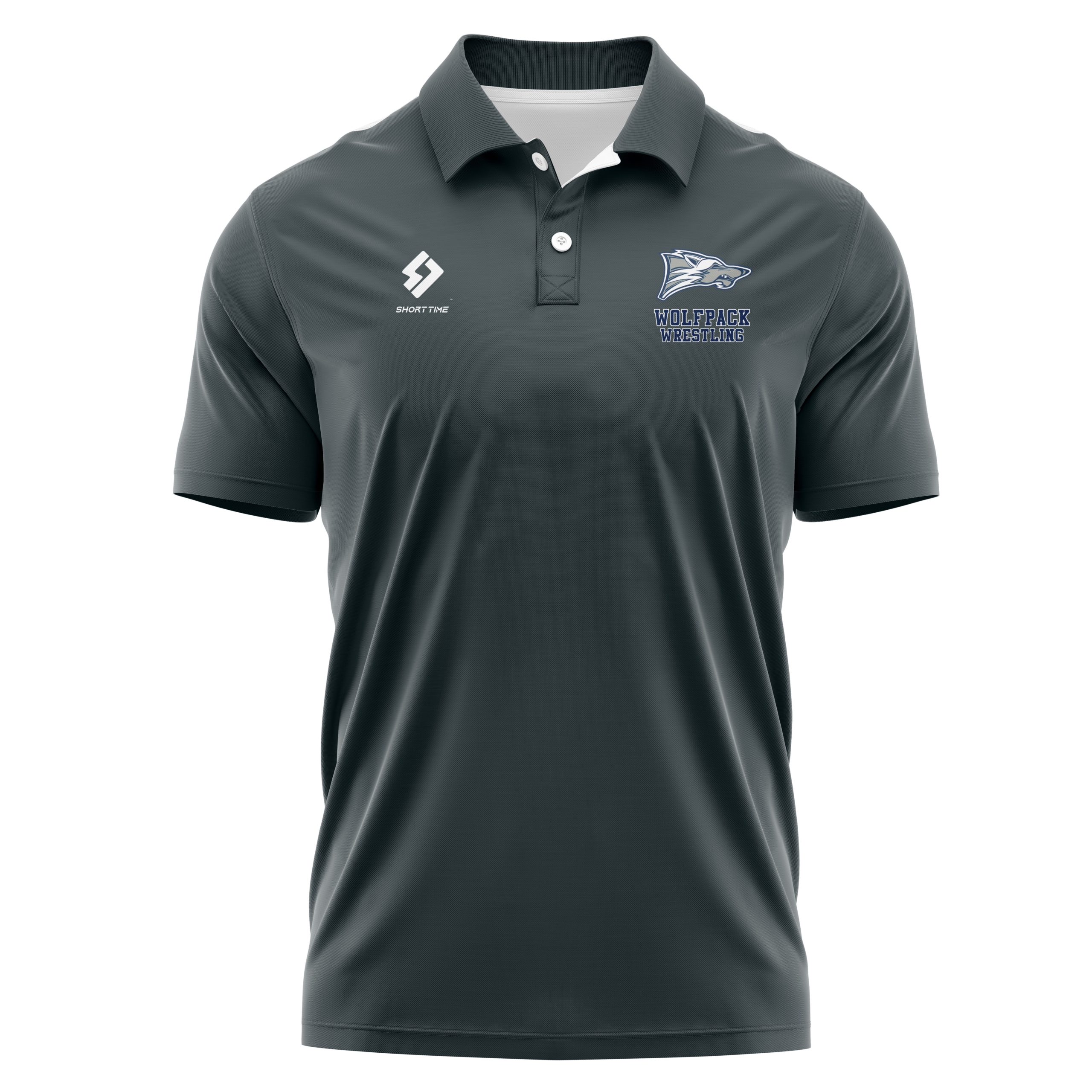 Wolfpack Polo Shirt Grey