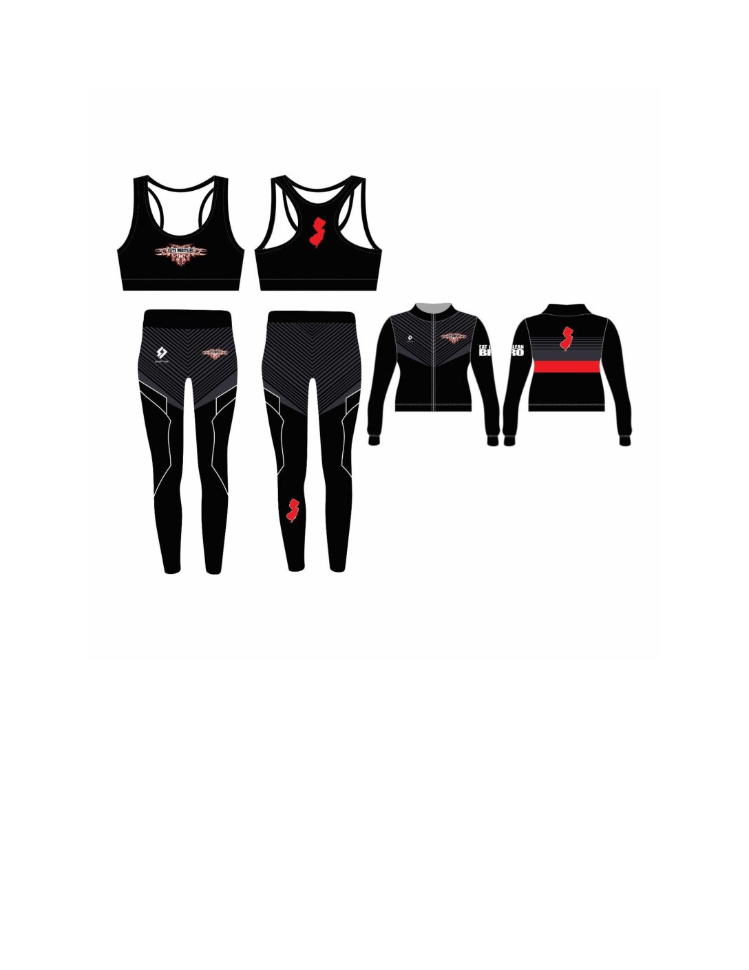 Elite Wrestling Women Sports kit
