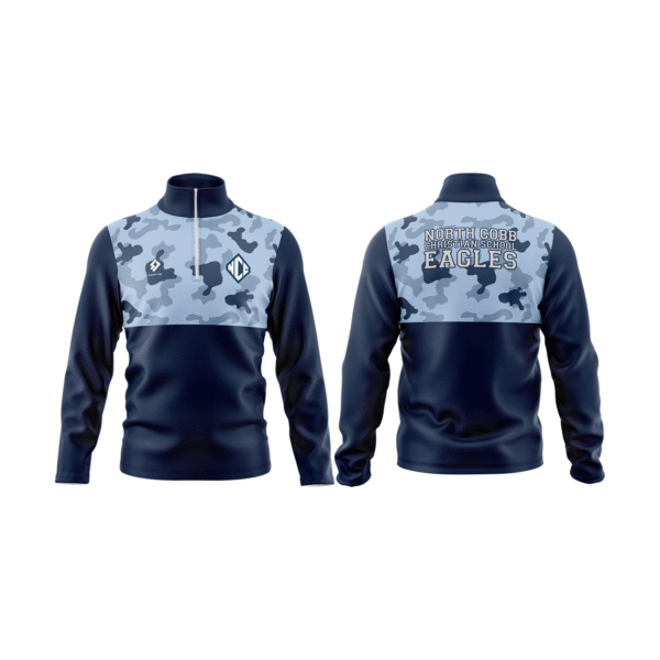 QUARTER-ZIP CAMO - SUBLIMATED