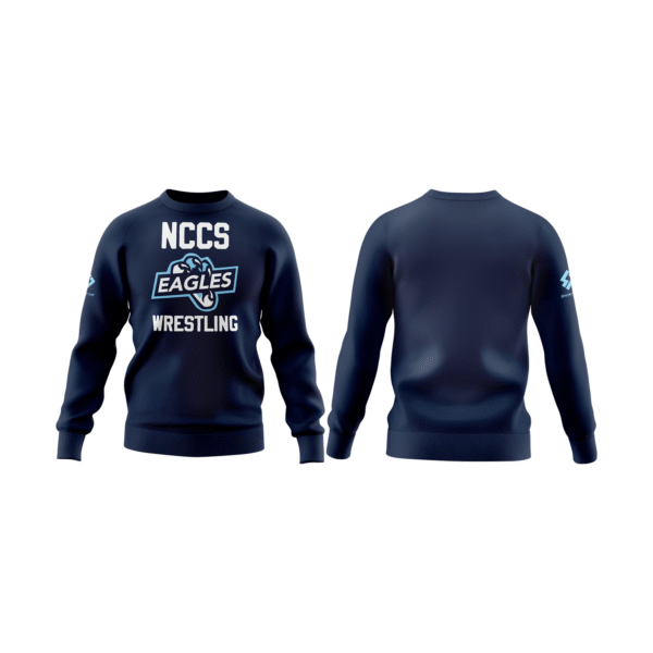 NAVY CREW NECK - LONG SLEEVE