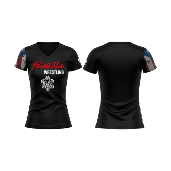 Women's Black Puerto Rico Sublimated Taino