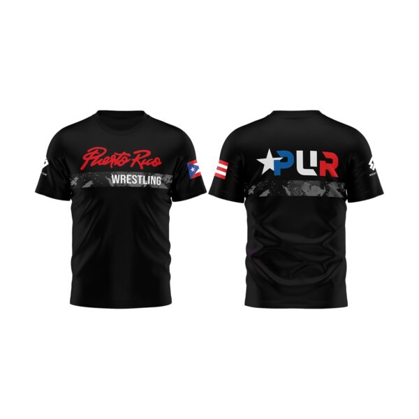 Black Puerto Rico Camo Bar Shirt